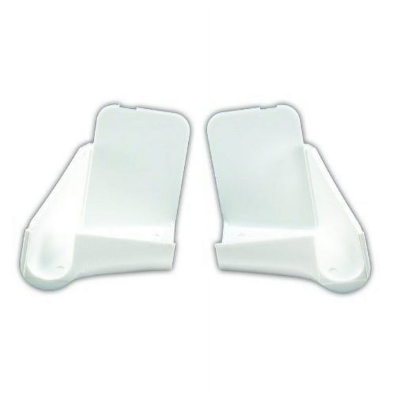 JR Products 389PW-A Polar White Rain Gutter Spout Color: Polar White, Model: 389PW-A (Tools & Outdoor gear supplies)
