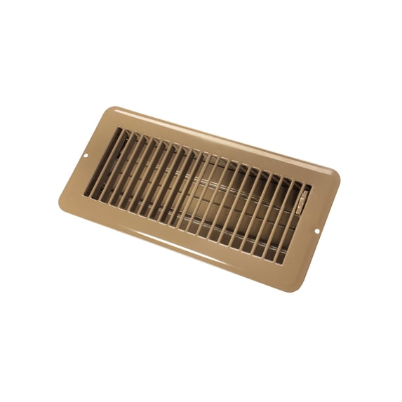 JR Products 4" x 10" Dampered Metal RV Floor Register