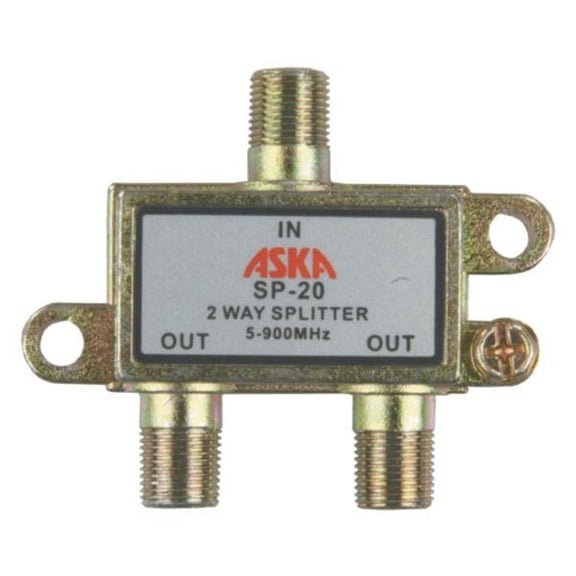 JR Products 47335 - 2-Way TV Line Splitter
