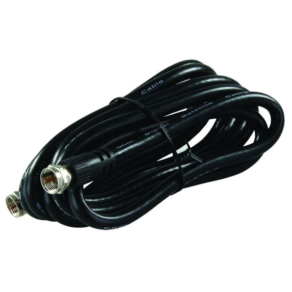 JR Products 47425 RG6 Interior TV Cable - 6'