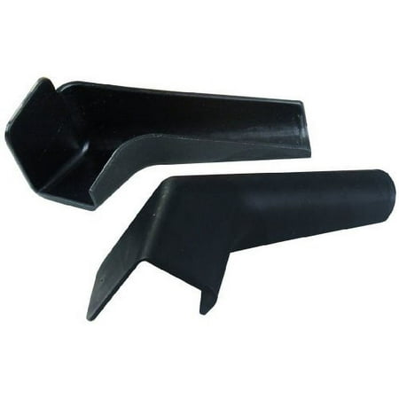 JR Products 655-BK-A Black Rigid Extended Rain Gutter Spout