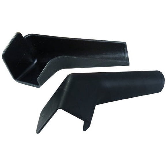 JR Products 655-BK-A Black Rigid Extended Rain Gutter Spout