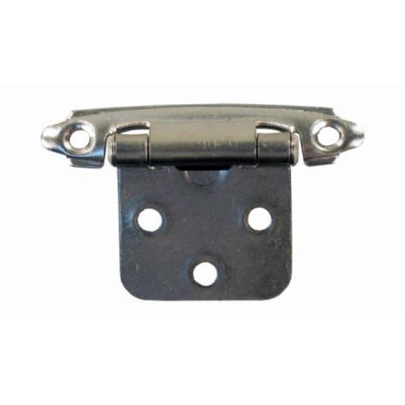 JR Products 70575 Self-Closing Flush Mount Hinge - Satin Nickel