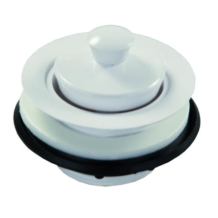 JR Products 95095 Strainer with Pop-Up Stopper - White