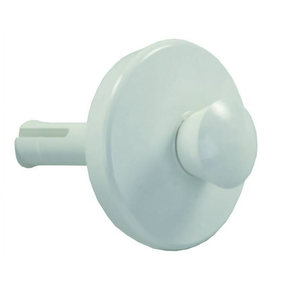 JR Products 95105 Single Stem Pop-Up Stopper - White