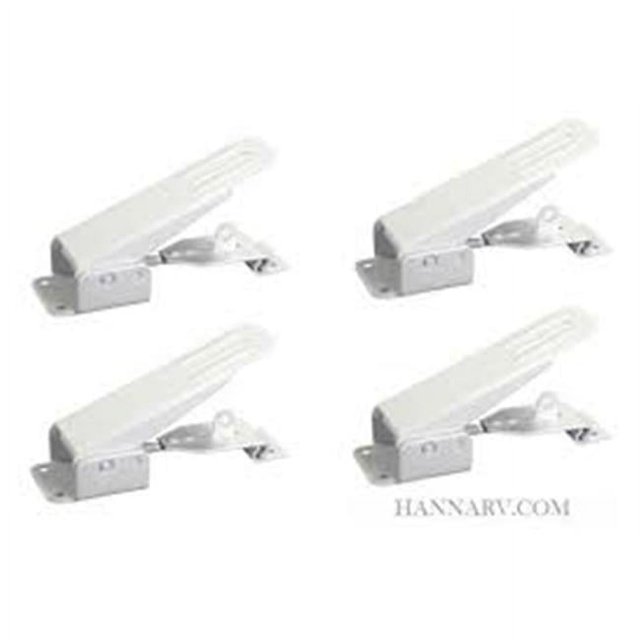 JR Products JRP10845 Fold Down Camper Latch & Catch, White