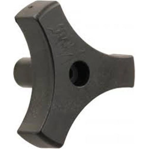 JR Products JRP20175 0.56 in. Tri-lug Window Knob, Black