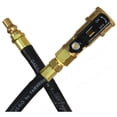 thumbnail image 1 of JR Products RV Rubber Appliance Hose with 1/4" Quick Disconnect Coupler & Male Pipe Thread Ends, 1 of 2
