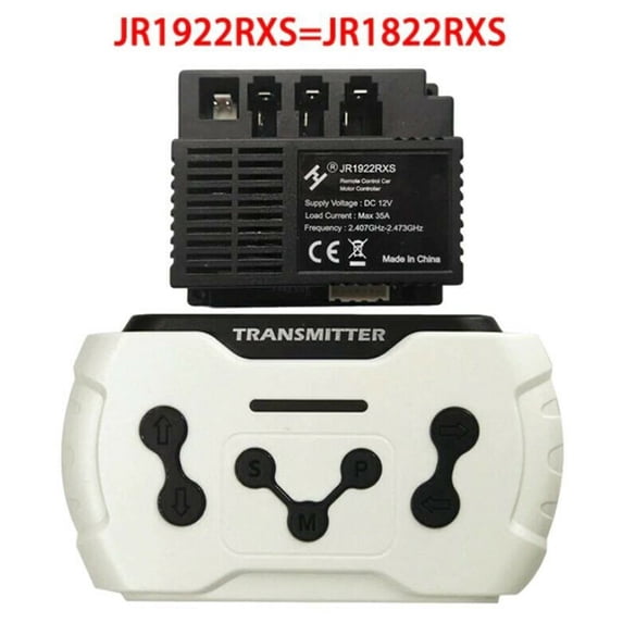 DAZZLEEX JR-RX-12V 6V Coche eléctrico para niños Bluetooth RC Receptor JR1958-2S JR1738RX (JR1958RX-2S 12V