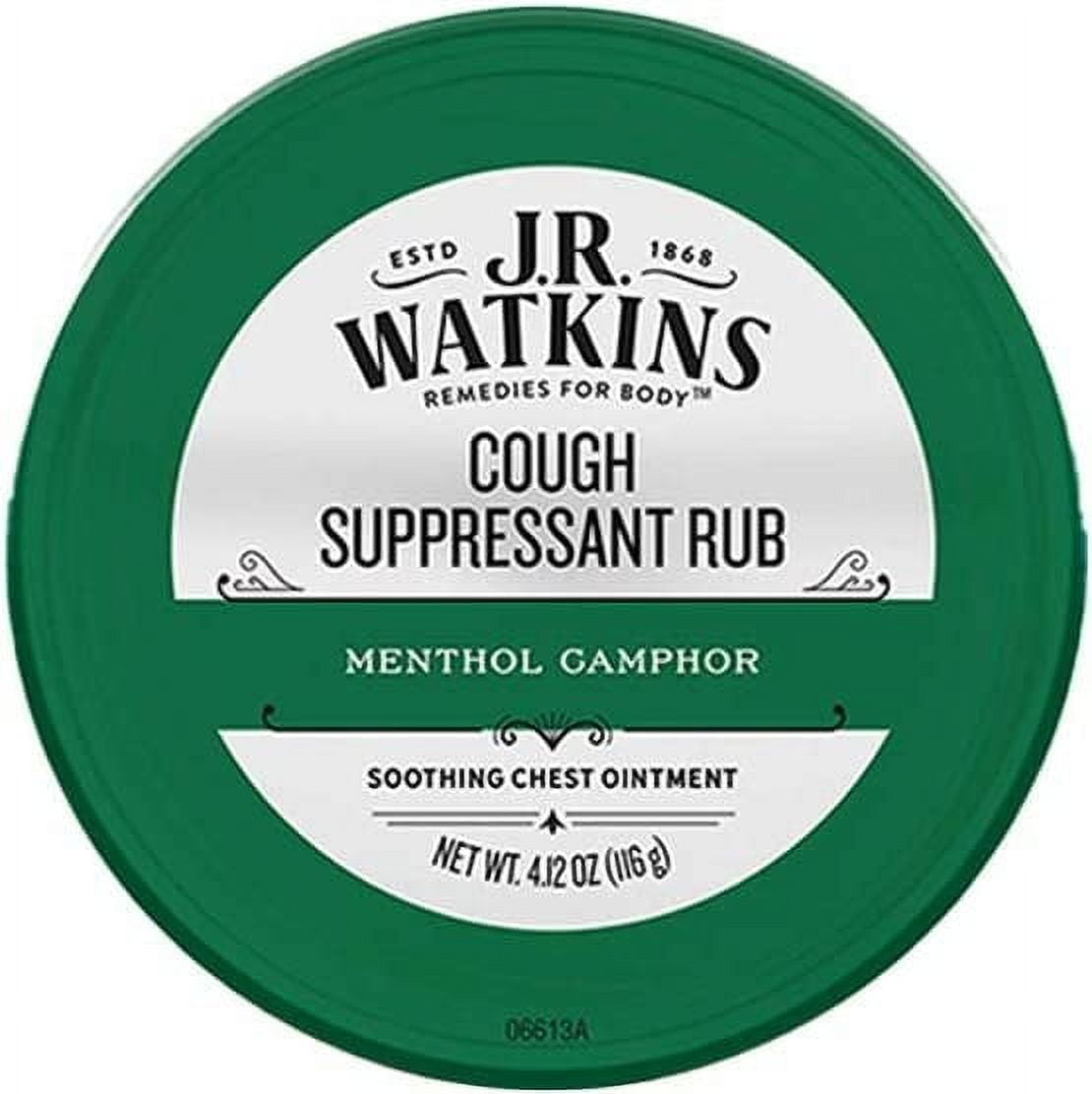 JR Watkin's Menthol Camphor Cough Suppresant Ointment 4.13 oz