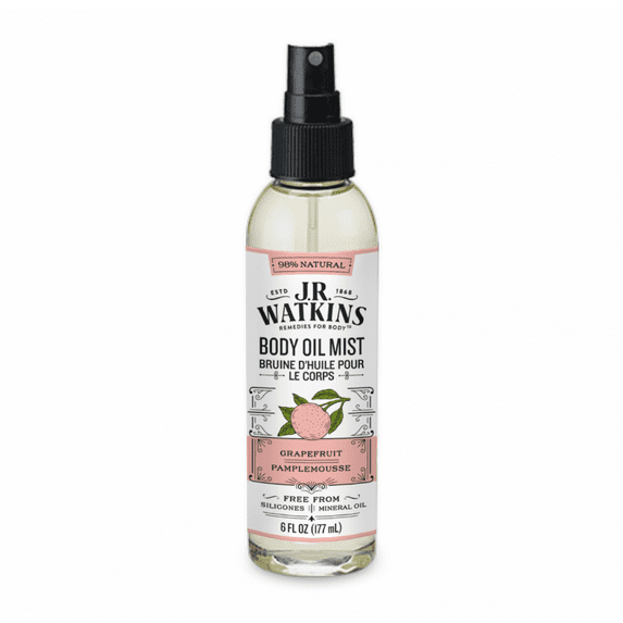 JR Watkins Body Oil Mist, Grapefruit, 6 oz