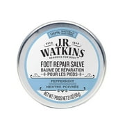 JR Watkins Foot Repair Salve, Peppermint, 2.1 oz