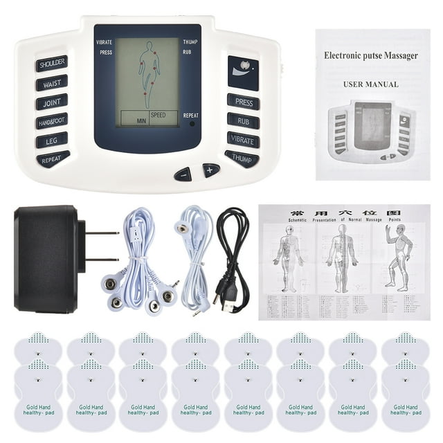 JR309 Russian button Electric Stimulator Full Body Relax Muscle Therapy ...