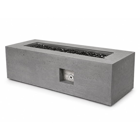 Concrete Outdoor Fire Pit 60 Inch Gray 90,000 BTU | Jr's Patio
