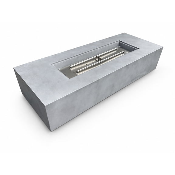 Concrete Outdoor Fire Pit 72 Inch Gray 120,000 BTU | Jr's Patio