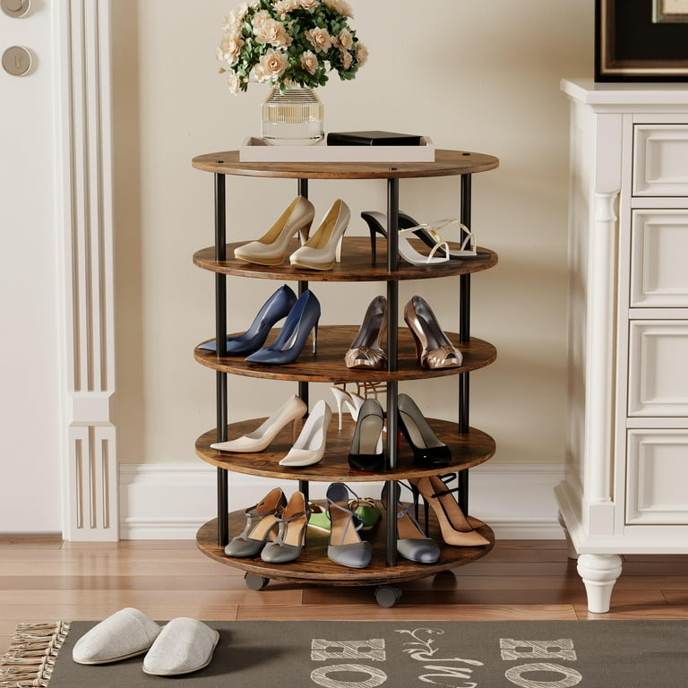 Round spinning shoe rack sale