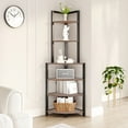 thumbnail image 1 of JRHRXXY Corner Shelf Stand,6 Tier Ladder Bookshelf,Bookcase Display for Living Room,Home Office, 1 of 13