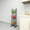 thumbnail image 1 of JRHRXXY Freestanding Kitchen Storage Basket Organizer,3-Tier Metal Wire Rack for Fruit,Vegetables,Pantry Items, 1 of 11