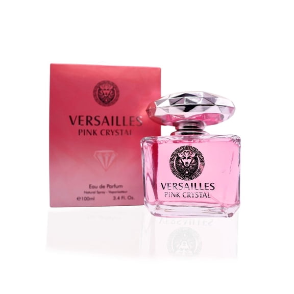 JRJORR Versailles Pink Crystal For Women  Refreshing Floral Perfume with Yuzu, Peony & Warm Amber  Vibrant & Feminine Eau de Parfum  3.4 Fl Oz (100ml) Elegant Jewel Bottle