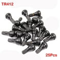 thumbnail image 1 of JRL 25pcs TR412 Tire Rubber Valve Stem For ATV Lawn Mower Garden Tractor Short Stem, 1 of 6
