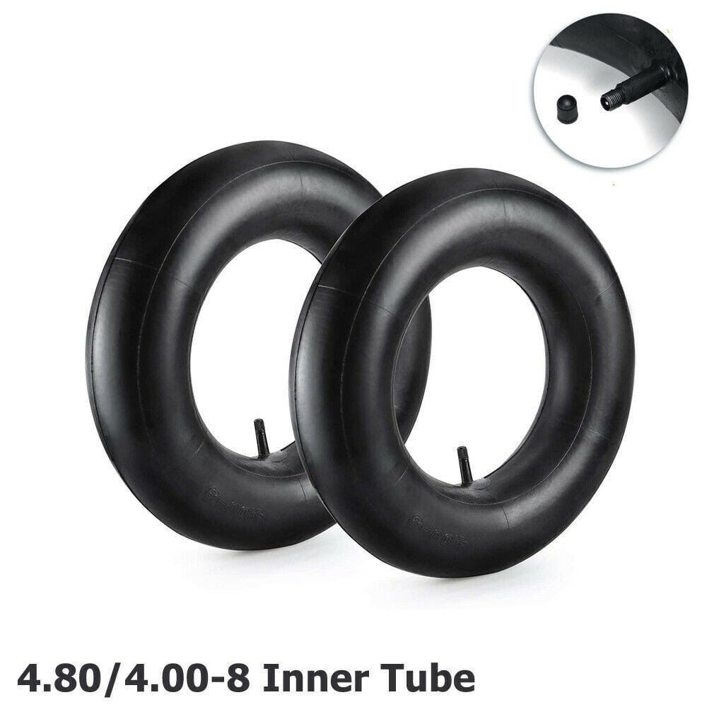 JRL 2Pcs 4.80/4.00-8 Inner Tube 4.00-8 4.80-8 480/400-8 Wheel Barrow Tillers Tires For Lawn Mowers Hand Truck Garden Tractor Golf Cart Go Kart Wheelbarrows Yard Trailer Snow Blower