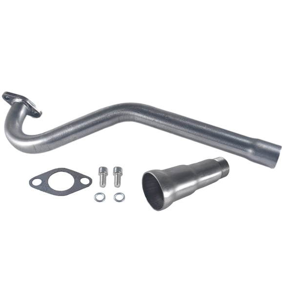 JRL 3 Stage Exhaust Header Pipe For Predator 79cc 98cc 3HP For Coleman CT100U Mini Bike Exhaust Muffler