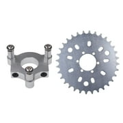 JRL 36T Sprocket with 1.5"Adapter for 415 Chain 49cc 80cc 2-Stroke Motorized Bike with CNC Adapter
