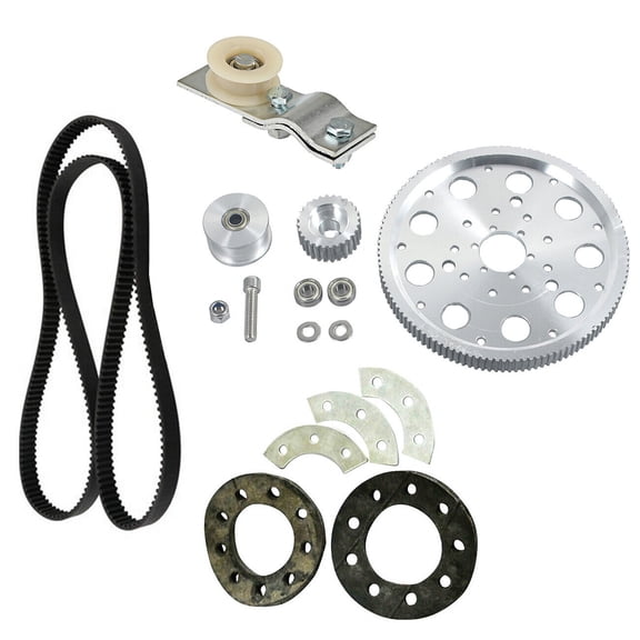 JRL Belt Drive Kit with 415 Chain for 2 Stroke 66cc/80cc Motorized Bicycle 2.77 lbs