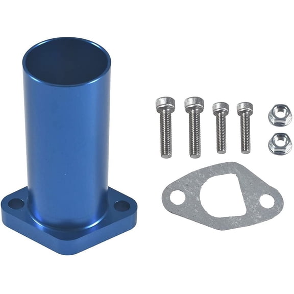 JRL Blue Intake pipe for 212cc GX200 VM24 pwk24 Mini Bike Go Kart