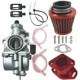 thumbnail image 1 of JRL Carburetor for Predator 212cc GX200 Go Kart Mini Bike with Intake Pipe Manifold Air Filter, 1 of 13