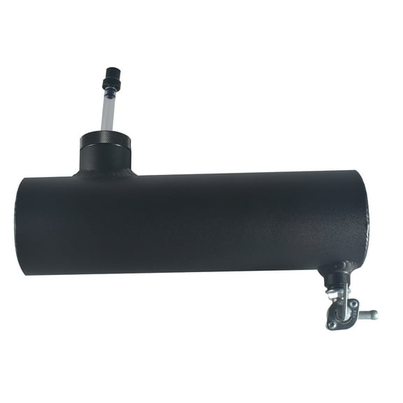 JRL Cylindrical Gas Tank, Aluminum Black, 10", 1.21 lbs