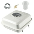 thumbnail image 1 of JRL Fuel Tank For Honda GX160 5.5HP GX200 6.5HP GX140 White Engine with Petcock Gas Cap Filter Replaces 17510-ZE1-020ZA  17510ZE1030ZA, 1 of 9