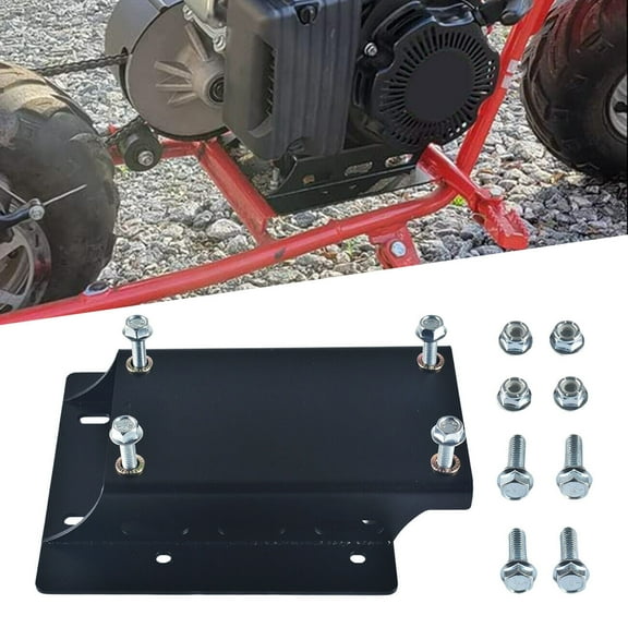 JRL Generic Torque Converter Motor Riser Plate for 196cc/212cc Engines on Coleman Mini Bikes