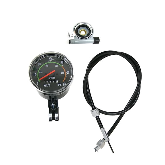 JRL Speedometer & Odometer w/Mounting Hardware for 80cc Motorized Bicycle Motor