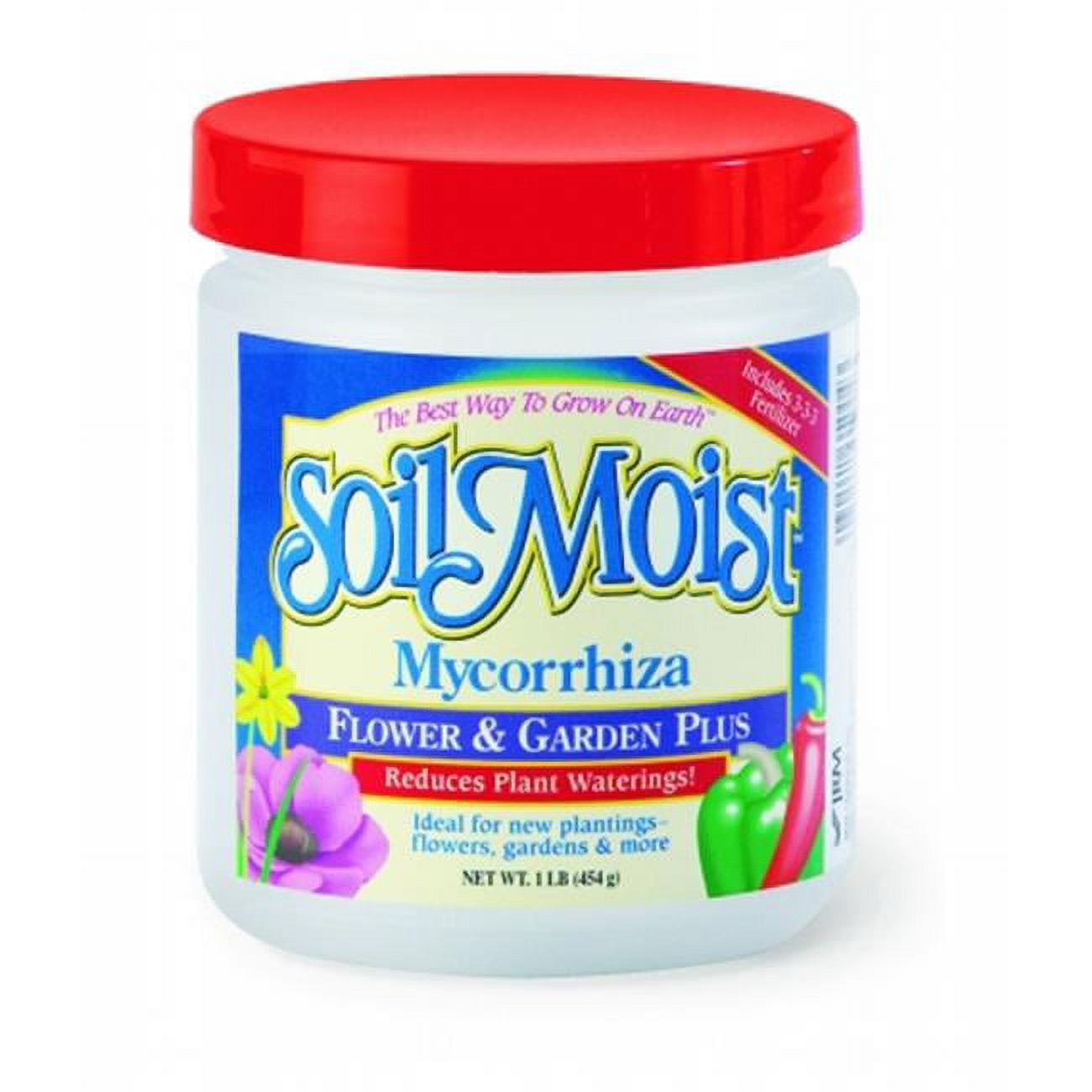 JRM Chemical Soil Moist Flower and Garden Plus 1 lb jar pack of 6