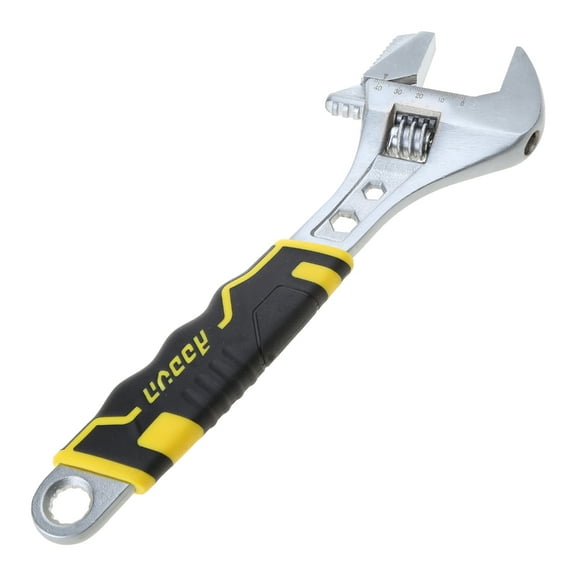 JROCHE 12" Professional DIY Universal Adjustable Wrench Multi-function Long Handle Large Open Monkey Spanner Hand Tools
