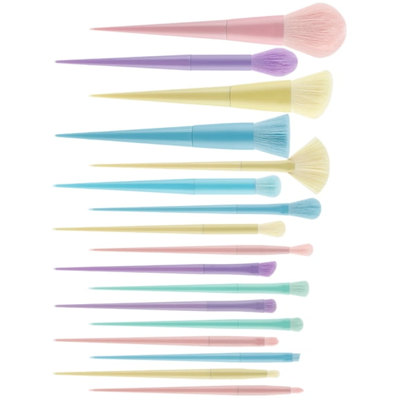 JROCHE 17Pcs Makeup Brushes Set Eyeshadow Brush Face Lip Eye Make Up Brush Sets