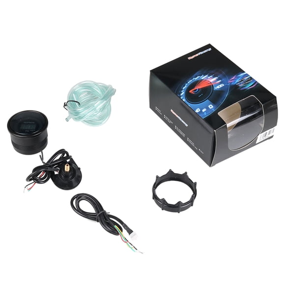 JROCHE 2 "52mm Boost Gauge Digital -15-45 psi Car Len With Adjustable Auto Boost Controller Kit Accessories