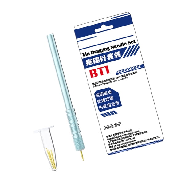 JROCHE Accuracy Engineered Desoldering Tool Set With Gold Plated Tip For Professional Technicians