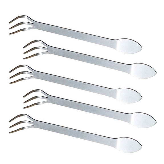JROCHE Bonsai Rakes Stainless Steel Root Rakes Ergonomic Handle Gardening Rack Cultivator 3-Prong Loosen Soil Bonsai Tool