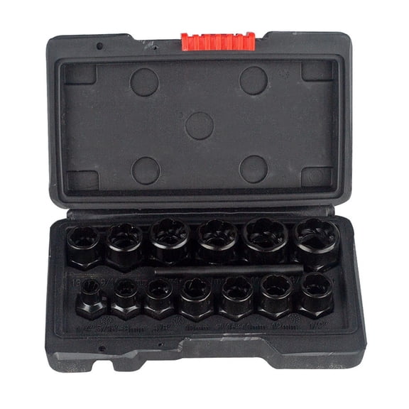 JROCHE Comprehensive 14Piece Socket Wrench Nut and Bolt Extractor Set Suitable for Automotive Home Repair, Quick Efficient Work