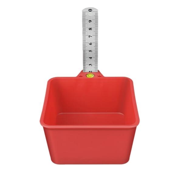 JROCHE Double Side Scale Bubble Level Ruler Box Tiling Tool Multifunctional Floor Construction Gadget Measuring Tool