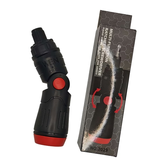 JROCHE Ergonomic Handle Ratcheting Screwdriver With 16 Interchangeable Bit