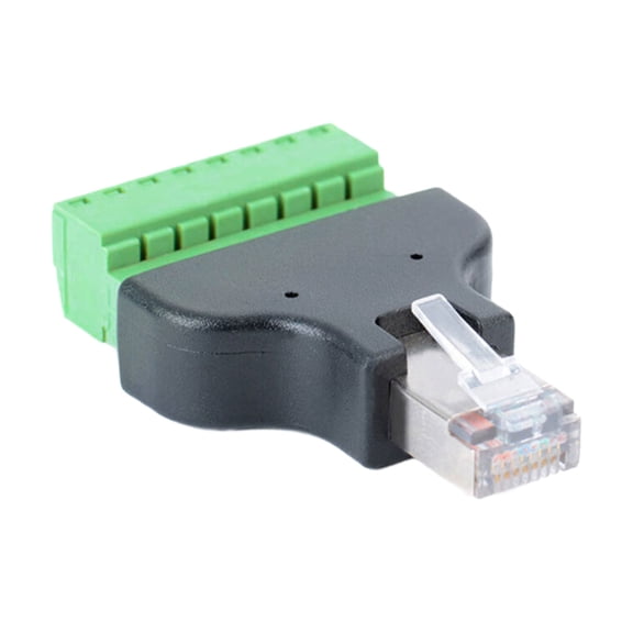 JROCHE Highly speed RJ45 To 8PIN Terminal Networking Adapter Stable Data Transmission