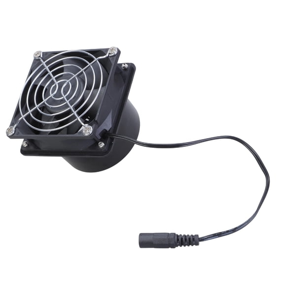 JROCHE Inline Duct Fan 12V Bathroom Exhaust Fan Kitchen 3800RPM Small Exhaust Blower for Office Hall Hydroponic Kitchen