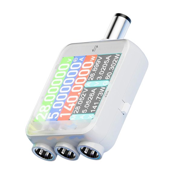 JROCHE Lightweight Digital Power Tester ABS for Electrical Engineering Applications
