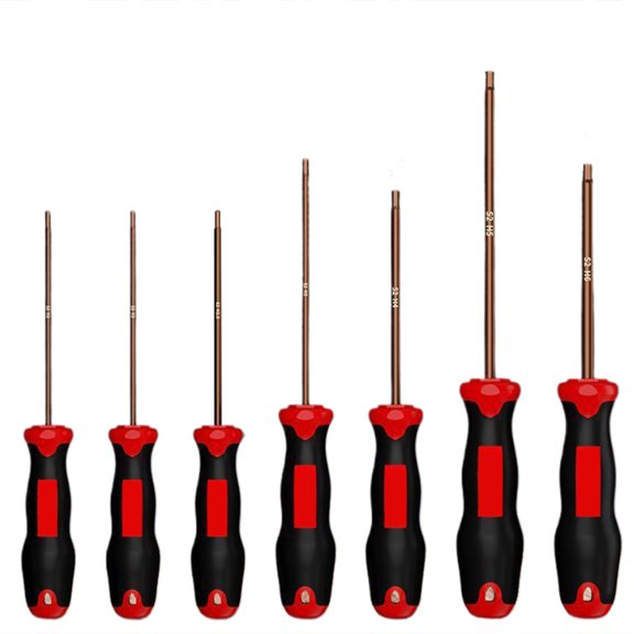 JROCHE Magnetic Hex Screwdriver Set in 8 Different Size Wear Resistant Alloy Steel Screwdriver for Electronics Repairs