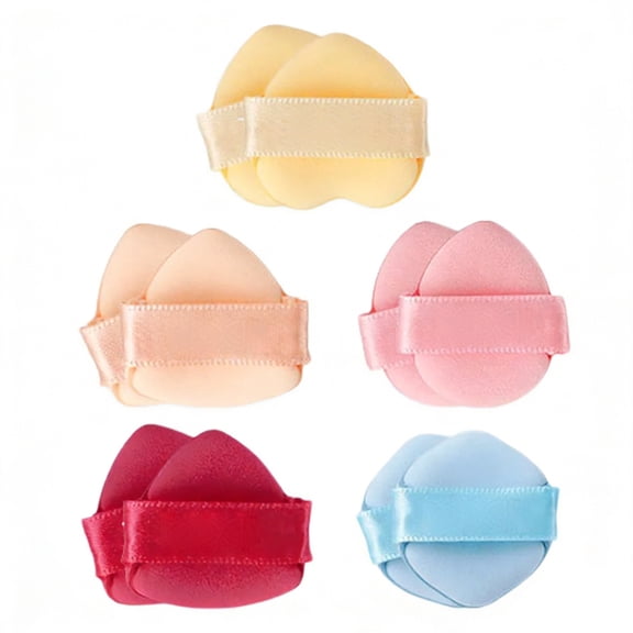 JROCHE Pack Of 10 Miniature Dopamine Makeup Sponges Dry And Wet Use For Unflawed Cosmetic Cream Blending And Contouring