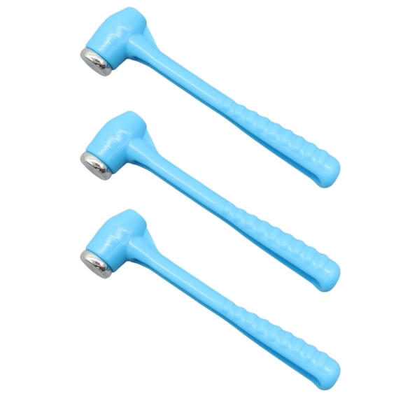 JROCHE Portable Double Head Hammer with Rubber Handle Strikes Hammer For Precise Tasks