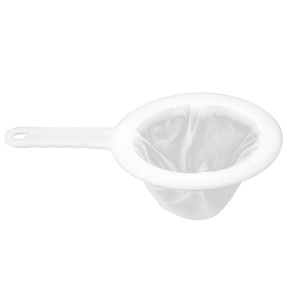 JROCHE Reusable Nylon Super Fine Colander Mesh Sieve Strainer Handle for Honey Soymilk